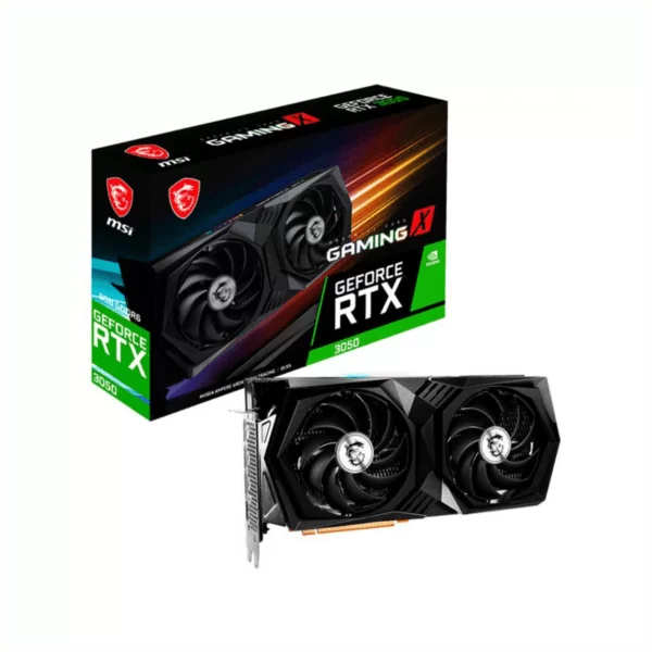 Placa De Video Msi Geforce Rtx 3050 Gaming X, 8Gb, Gddr6, 128-Bit, 912-V397-423