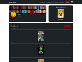 Aplicativo Meus LivrosTiago Barcelos Website Designer